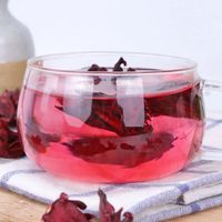 Thé aux fleurs séchées très vendu, thé aux fleurs de roselle de couleur rouge