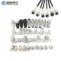 Câble adaptateur connecteur mâle/femelle étanche IP68 pour batterie automobile en cuivre, 2-12 broches, M23/M16/M12/M8/M5 (12-250V 1.5-20A)