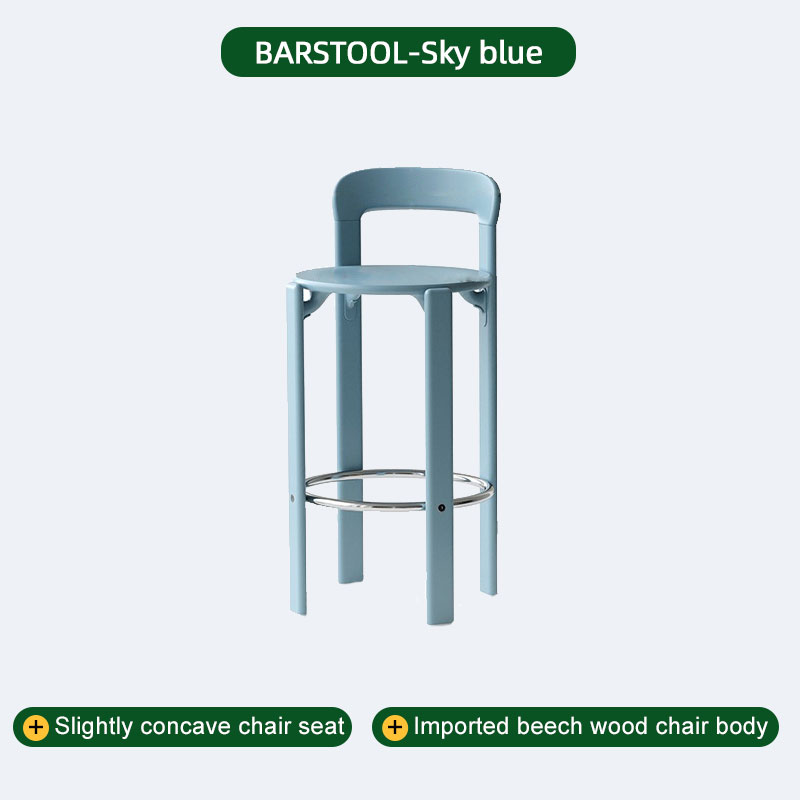 SGABELLO DA BAR-Azzurro cielo