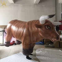 Costume de vache gonflable, pour la mascotte de bulle, costumes