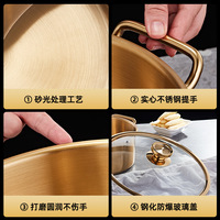 Olla Eléctrica de Acero Inoxidable Zunck para Cocina de Inducción, Olla Caliente China Dividida, Fondue Chinoise, Calentador de Comida