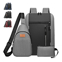 Sac de bureau de grande capacité 3 en 1 étanche avec port de charge USB pour hommes Sacs à dos pour ordinateurs portables fabricants