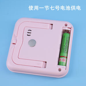 Horloge numérique Fh-2213, carrée, 62x73mm, alarme, thermomètre, calendrier, pour l'étude, la maison, la rentrée scolaire - Product Image 4