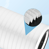 Filtres Alleviair 12010 HEPA à charbon actif en 3 étapes pour purificateurs d'air Clorox 11010/11010J/11011, couverture jusqu'à 1 000 pieds carrés
