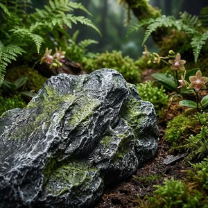 PVC Foam Stone Decorative Rock for <strong>Aquarium</strong> Landscaping Reptile Terrarium Fish Tank Ornament Amphibian Vivarium Bioactive View - Product Image 4