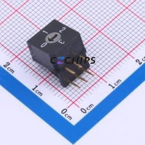 QDR-04H Rotary Encoder Through hole Component (THT),10x10mm Switch - Product Image 1