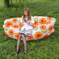 Canapé-lit gonflable pliant inclinable pour une personne NB-FAVOUR canapé gonflable de camping de plage en plein air portable