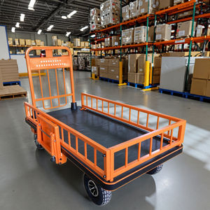 Chariot extérieur pour agriculture électrique Camion à main portable Batterie Engrais Transport Chariot à traction électrique Plate-forme OEM - Product Image 5