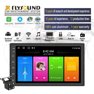 Flysonic 2 Din 7 Inch Android Autoradio Mp5 Auto Multimedia Speler Navigatie Autoradio