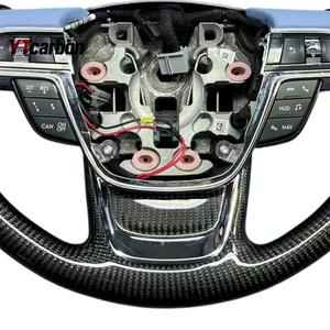 Volante de Fibra de Carbono Real Personalizado Estilo Racing para Continental 16+, Accesorios Interiores para Auto, Modificación de Piezas de Auto YTcarbon - Product Image 6