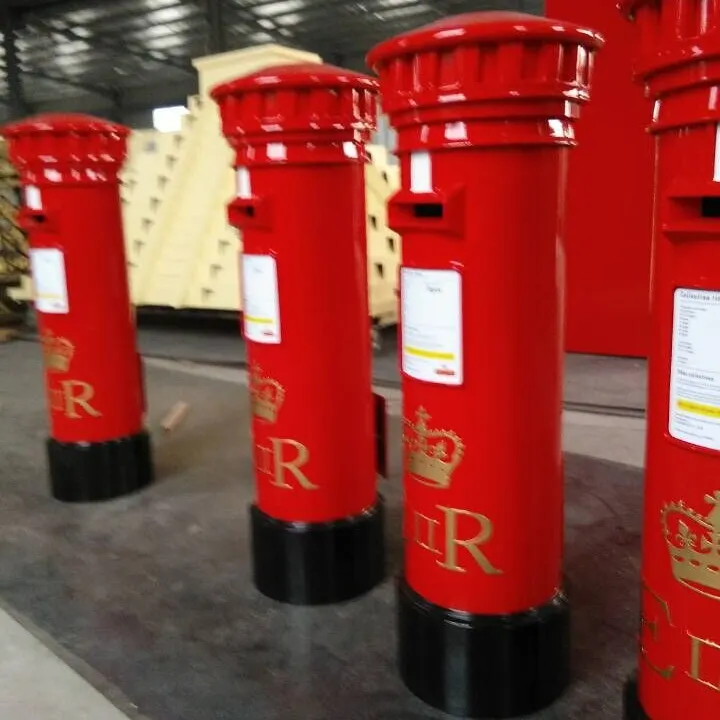 Engels Typische Rode Brievenbus Brievenbus Post Box