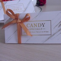 Boîte cadeau personnalisée pour bonbons pour mariage, fête d'anniversaire, boîte à friandises personnalisée avec impression de votre logo, matériau écologique