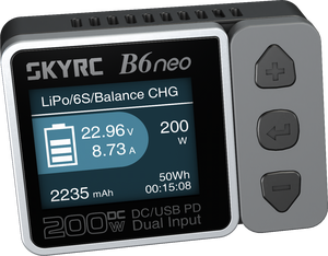 KUMOS SKYRC B6neo 스마트 충전기 DC 200W PD 80W 배터리 밸런스 FPV 트래버서 자동차 모델 <span class=keywords><strong>10A</strong></span> 지능형 밸런스 충전기 - Product Image 1