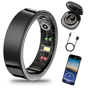 Anneau intelligent élégant M08, best-seller, haut de gamme, pour la santé, le sport, le sommeil, avec contrôle vidéo et photo à distance, compatible avec les téléphones iOS, Samsung et Xiaomi. - Product Image 3