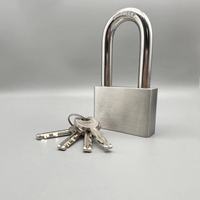 Cadenas de sécurité supérieure Candado, anse de 50 mm, serrures de porte, cadenas en acier inoxydable de haute qualité