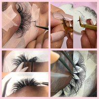 Extensions de cils en soie cachemire doux mat Premium Easy Cachemire C CC D DD L M Curl Plateaux d'extensions de cils en cachemire