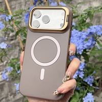 Coque Magnétique de Haute Qualité pour iPhone 18 17 Air 16 Plus 15 14 13 12 11 Pro Max avec Support de Chargeur Sans Fil et Protection de Caméra