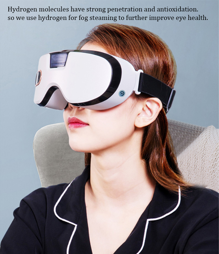 Cawolo new technology portable hydrogen eye massager with heat compression
