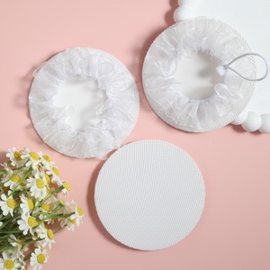 11-4-2 Redes para Moños de <span class=keywords><strong>Pelo</strong></span> de Nailon para Niñas, con Borde Elástico de Flores, Cubremoños para <span class=keywords><strong>Ballet</strong></span>, Accesorios para Danza y Patinaje, Red para Danza de Actuación - Product Image 1