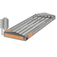 Structure en acier agricole pour élevage de volailles, poulailler, bâtiment