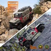 MK07 Reala Croboll 1/7 Voiture télécommandée tout-terrain Jurassic, portée 350M, haute/basse vitesse, blocages de différentiel avant/arrière