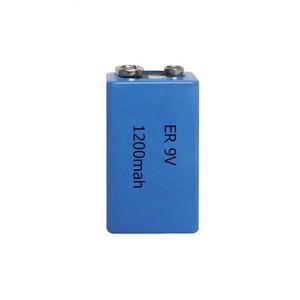 Дешевые цены 6f 22 <span class=keywords><strong>6f22</strong></span> Первичная литиевая батарея 9 В дымовые извещения 1200 мАч er9v 9 В батарея для мультиметра - Product Image 6
