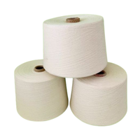 Fil de bambou et de tencel mélangé, fabricant, Ne 32/1, luxueux et doux pour le tricot de chemises, de manteaux, de textiles de maison, vente en gros