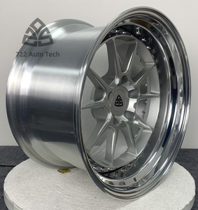 722 Cerchi <span class=keywords><strong>Auto</strong></span> Personalizzati Deep Dish Lucidati a 2 Pezzi e 5 Razze in Lega Forgiata, Rims per <span class=keywords><strong>Auto</strong></span> 18 19 20 21 22 24 Pollici per BMW G20 535i F10 M5 - Product Image 3