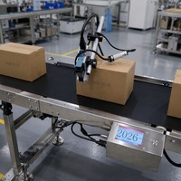 Industrial Online Inkjet Printer Conveyor Coding Machine Automatic Marking Machine for PVC Pipe Production