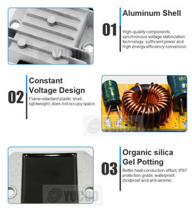 Convertisseur Buck DC-DC étanche pour chariot de golf Club Car, régulateur de tension 24V CC vers 12V 10A 120W - Product Image 5