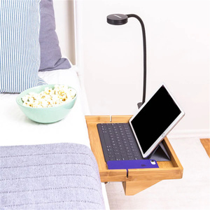 Mobilier simple cadre de <span class=keywords><strong>lit</strong></span> amovible plateau table de <span class=keywords><strong>lit</strong></span> superposé en bambou étagère de chevet pour tête de <span class=keywords><strong>lit</strong></span> - Product Image 5
