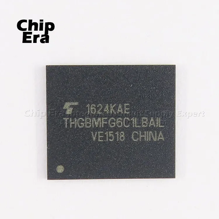 Flash Card 8G THGBMFG6 bytes 2.7V to 3.6V Embedded MMC BGA THGBMFG6C1LBAIL