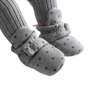 批发冬季0-3个月婴儿学步鞋新生儿防滑透气针织步行鞋袜 - Product Image 5