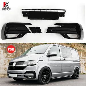 T6.1 cubierta de luz antiniebla parachoques delantero insertos inferiores moldura de rejilla para <span class=keywords><strong>Volkswagen</strong></span> v-w Transporter T61 2020-2024 - Product Image 1