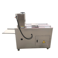 Nouvelle machine à trancher la viande congelée électrique automatique CNC à haute efficacité, en acier inoxydable, pour usage commercial, réglable