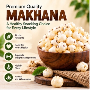 Makhana Fox Nuts, Selección de Frutos Secos Naturales, Crujientes y Saludables, Sin Gluten, Altos en Proteínas, Superalimento Vegano, Disfrute Diario - Product Image 6