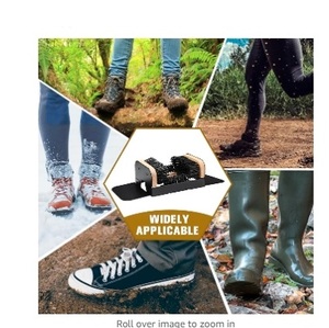Cepillo limpiador de botas original para exteriores, raspador de zapatos para todo tipo de clima, cepillo industrial, mango de acero y espuma de plástico ecológico, nailon - Product Image 3