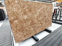Marbre Emperador Clair Poli Naturel, Design Moderne Étanche pour Décoration Intérieure, Comptoir, Escalier, Sol