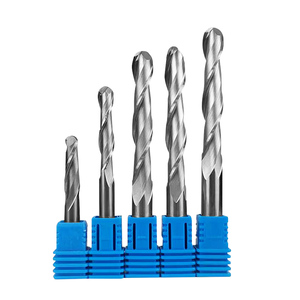 Kaliteli ucuz fiyat karbür oyma Bit 6mm top burun End Mill karbür Cnc freze kesicisi freze uçları 5mm ballnose uçları