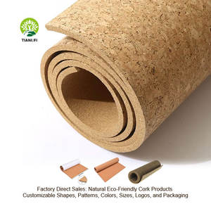 Folha de cortiça 4mm 5mm 6mm 7mm 8mm 9mm 10mm 11mm 12mm Espessura Eco-friendly 100% Natural Alta Densidade Rolo de cortiça para Lisec - Product Image 1