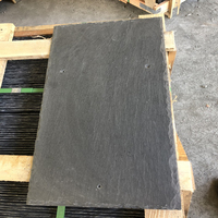 Tuiles de toit en ardoise noire naturelle imperméables pour villa, tuiles de toiture en ardoise durables de haute qualité pour toitures résidentielles et commerciales