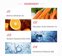 Ensemble de sérum facial coréen réparateur anti-acné, anti-taches brunes, complexe de collagène, avec vitamine E éclaircissante