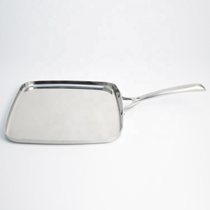 Sartén Cuadrada de Acero Inoxidable Triple Capa 304 para Asar y Cocinar en la <span class=keywords><strong>Cocina</strong></span> del Hogar - Product Image 2