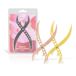 Règle à sourcils Microblading PUM Outil de maquillage règle Proportion dorée Diviseur de sourcils Outils de <span class=keywords><strong>dessin</strong></span> des sourcils - Product Image 1