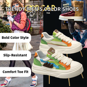 Zapatos Deportivos Juveniles para Hombre, Estilo Universitario, con Bloques de Color, Antideslizantes, con Forro de Malla, para Todas las Temporadas, Tendencia en Internet - Product Image 2