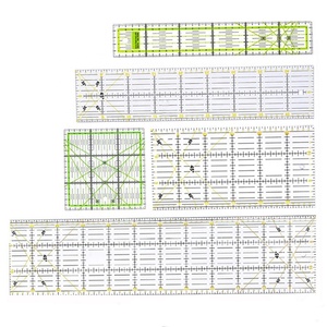 مسطرة مقياس مربع من الأكريليك الاحترافية ، قالب مسطرة خياطة ، تصميم مسطرة قطع
