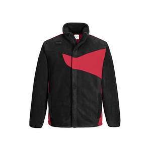 PORTWEST - PW270BDRXXL PW2 Fleece Negro/Rojo-EAN 5036108405312 WORK HOODIES - Product Image 1