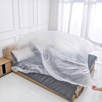 Housse de canapé jetable pour poils d'animaux, élastique, imperméable, anti-poussière, protection de meubles pour salon