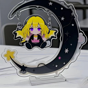 Exhibidores de Acrílico Personalizados al por Mayor, Impresión de Obras de Arte Personalizadas, Soporte de Acrílico Transparente para Escritorio, para Regalos de Exposiciones de Cómics - Product Image 3
