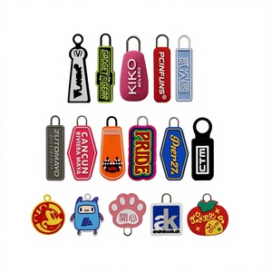 Lanke Custom Metal Zipper Pull Charms Replacement Zip Slider Nickel-Free Auto Lock Zinc Alloy for Handbag Garment - Product Image 3